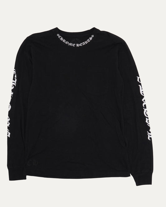 Chrome Hearts Neck Logo Long Sleeve 長T