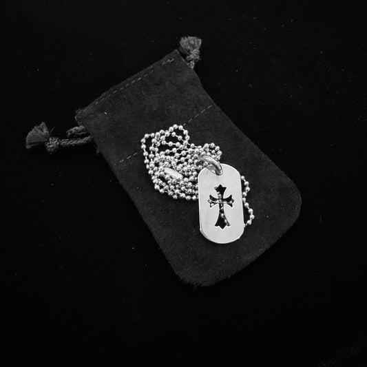 Chrome Hearts Cut Out Cross Dog Tag 軍牌