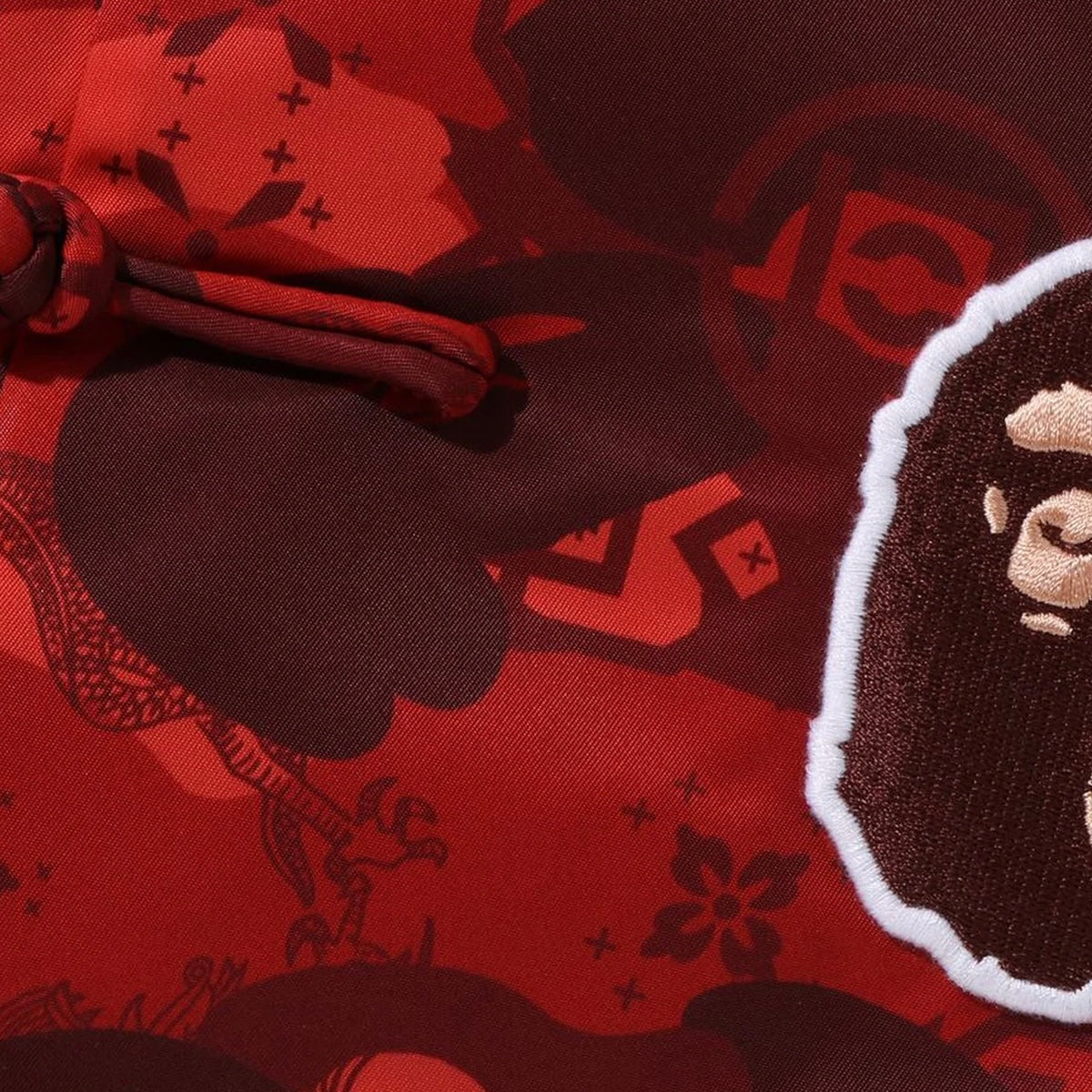 Bape CLOT Camo Ape Head China Jacket 迷彩唐裝