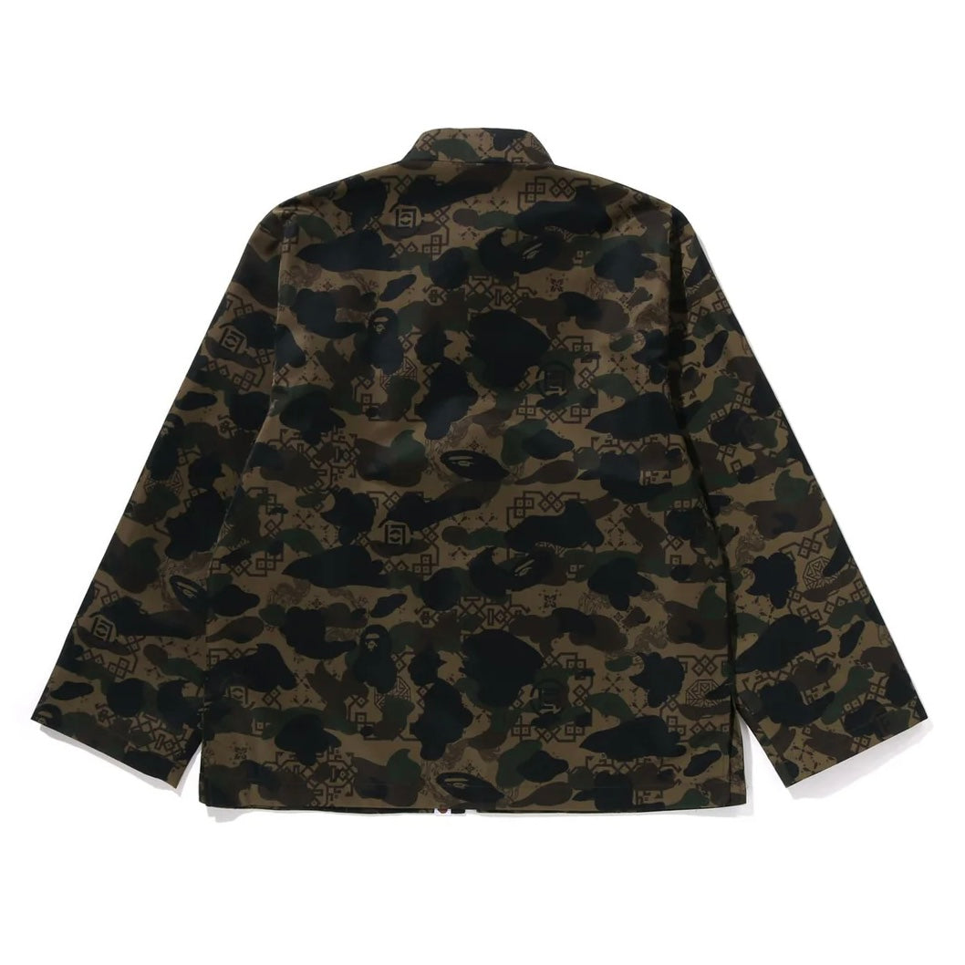Bape CLOT Camo Ape Head China Jacket 迷彩唐裝