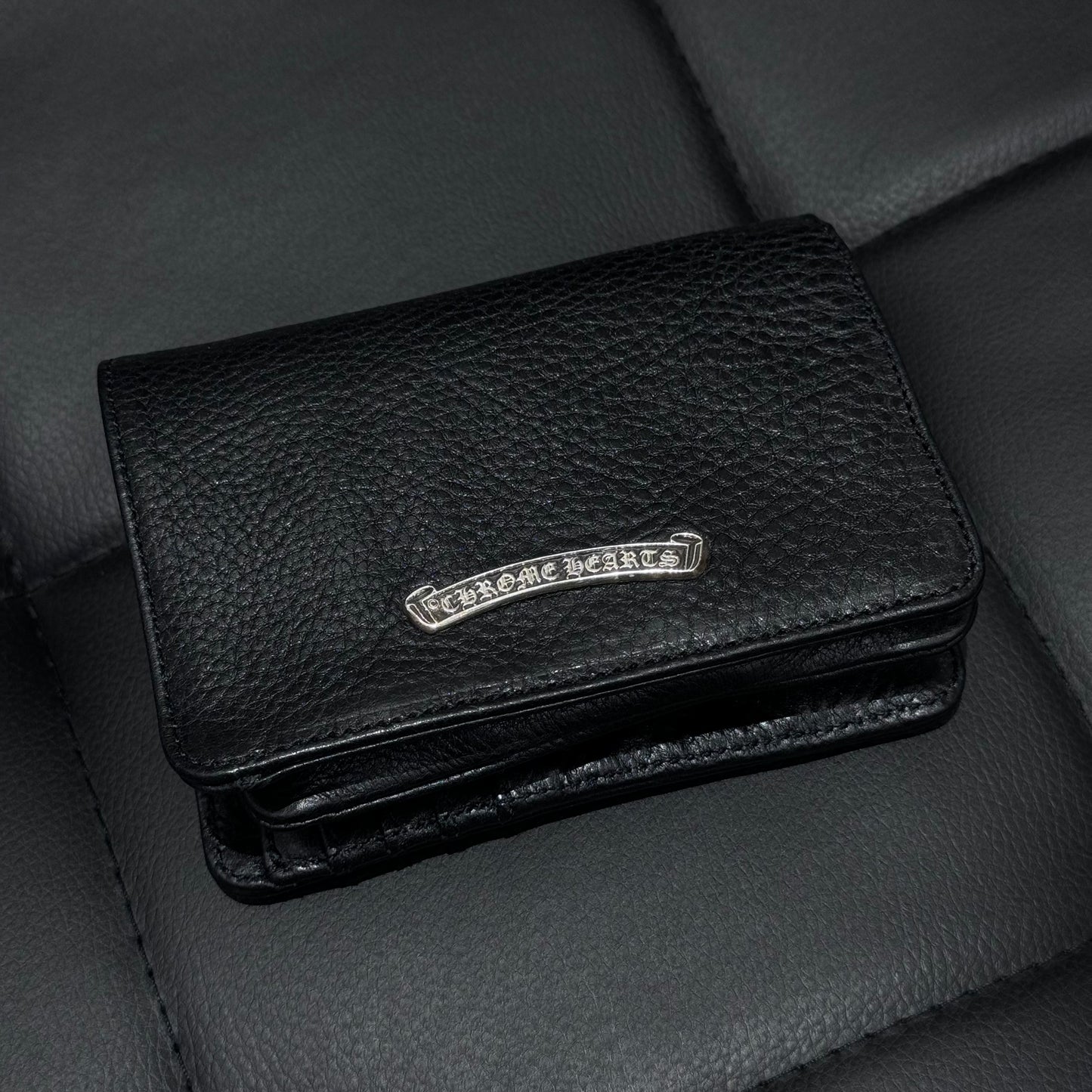 Chrome Hearts Joey 925銀 匕首拉鍊 皮夾 零錢包