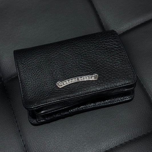 Chrome Hearts Joey 925銀 匕首拉鍊 皮夾 零錢包