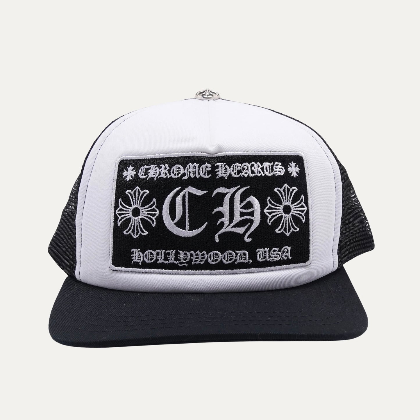 Chrome Hearts CH Hollywood Patch Trucker Hat 棒球帽