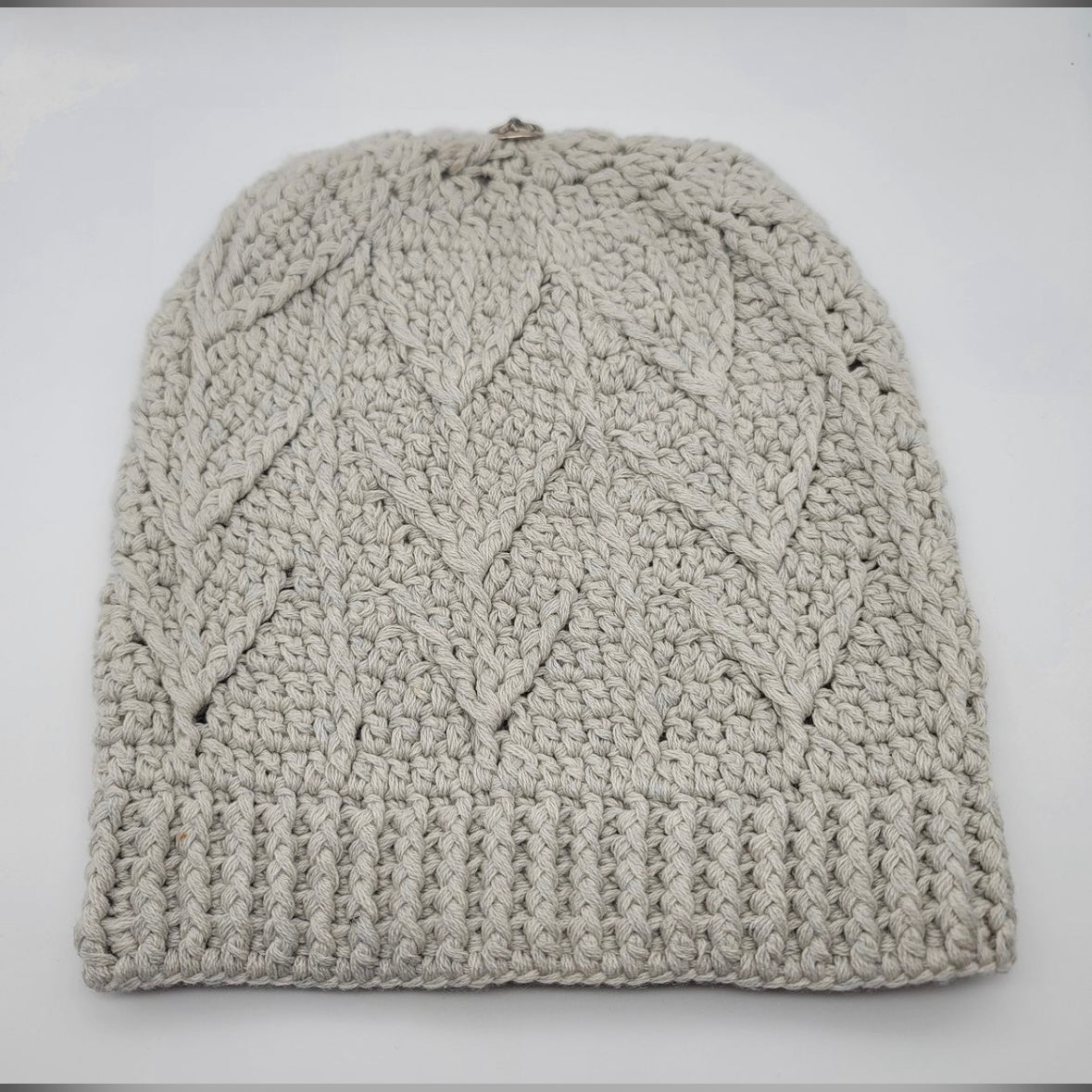 Chrome Hearts Leather Cross Patch Cashmere Knit Beanie 毛帽