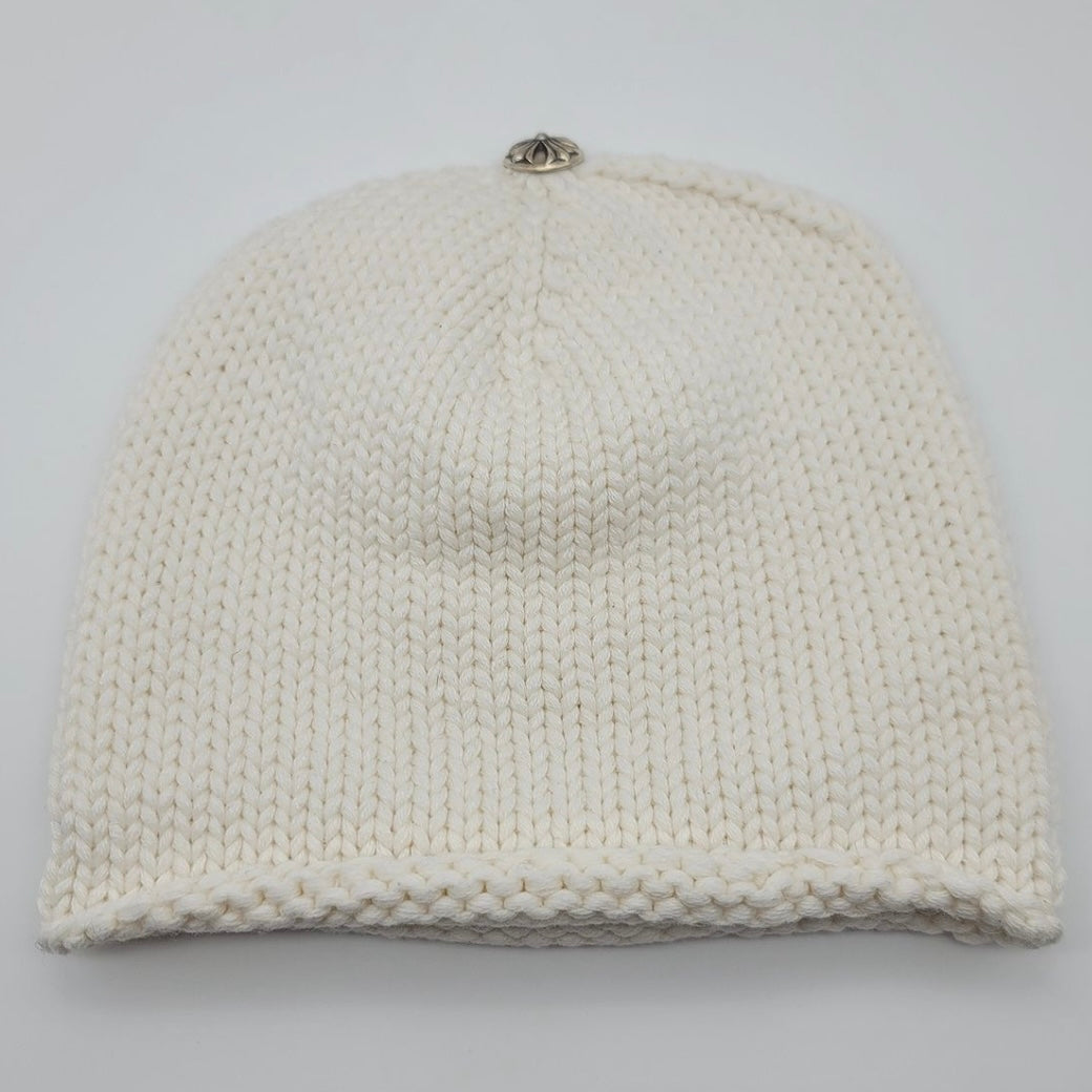 Chrome Hearts Leather Cross Patch Cashmere Beanie 毛帽