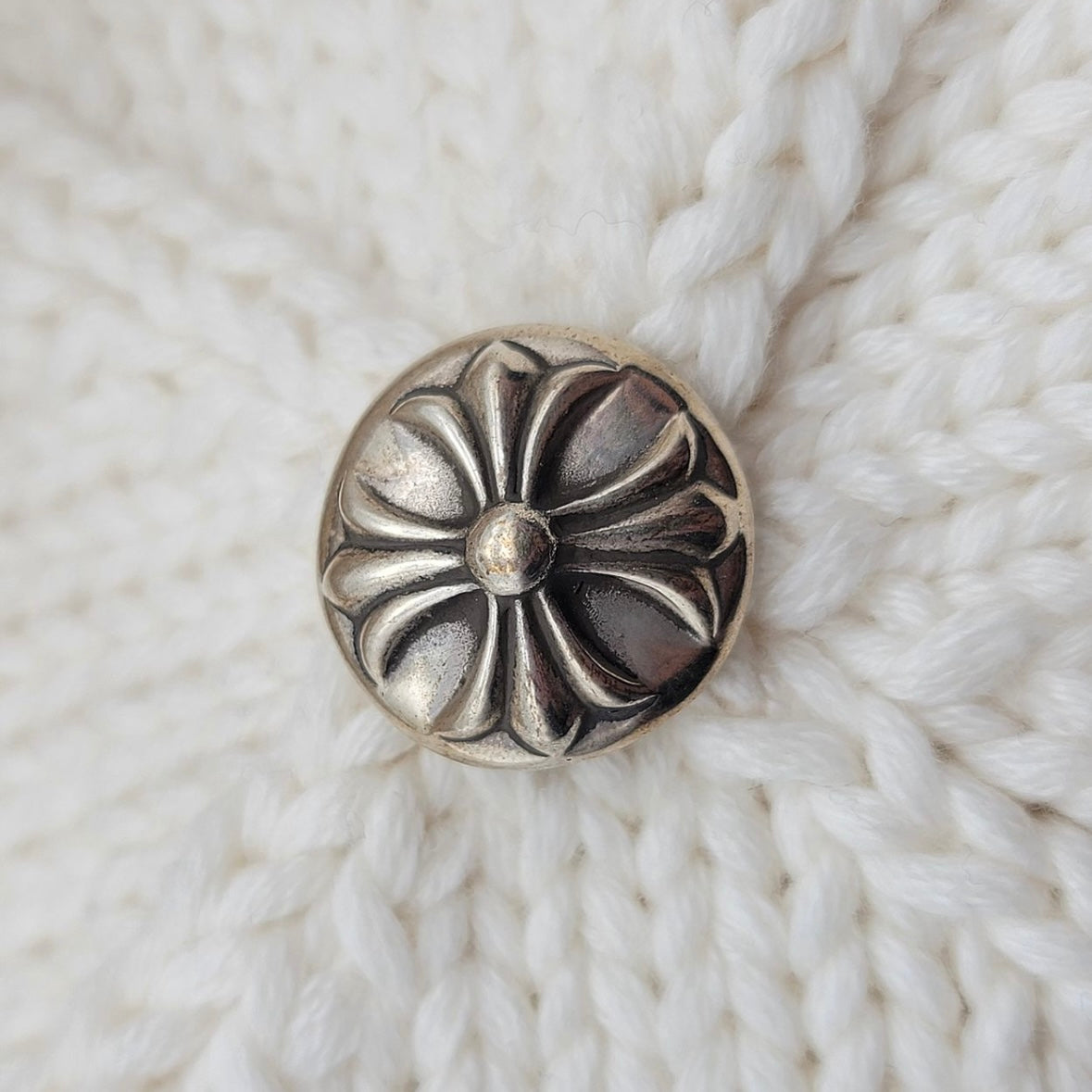 Chrome Hearts Leather Cross Patch Cashmere Beanie 毛帽