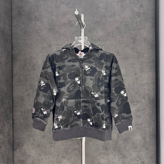 BAPE Kids Sanrio Kuromi Camo Full Zip Hoodie 童版 拉鍊外套