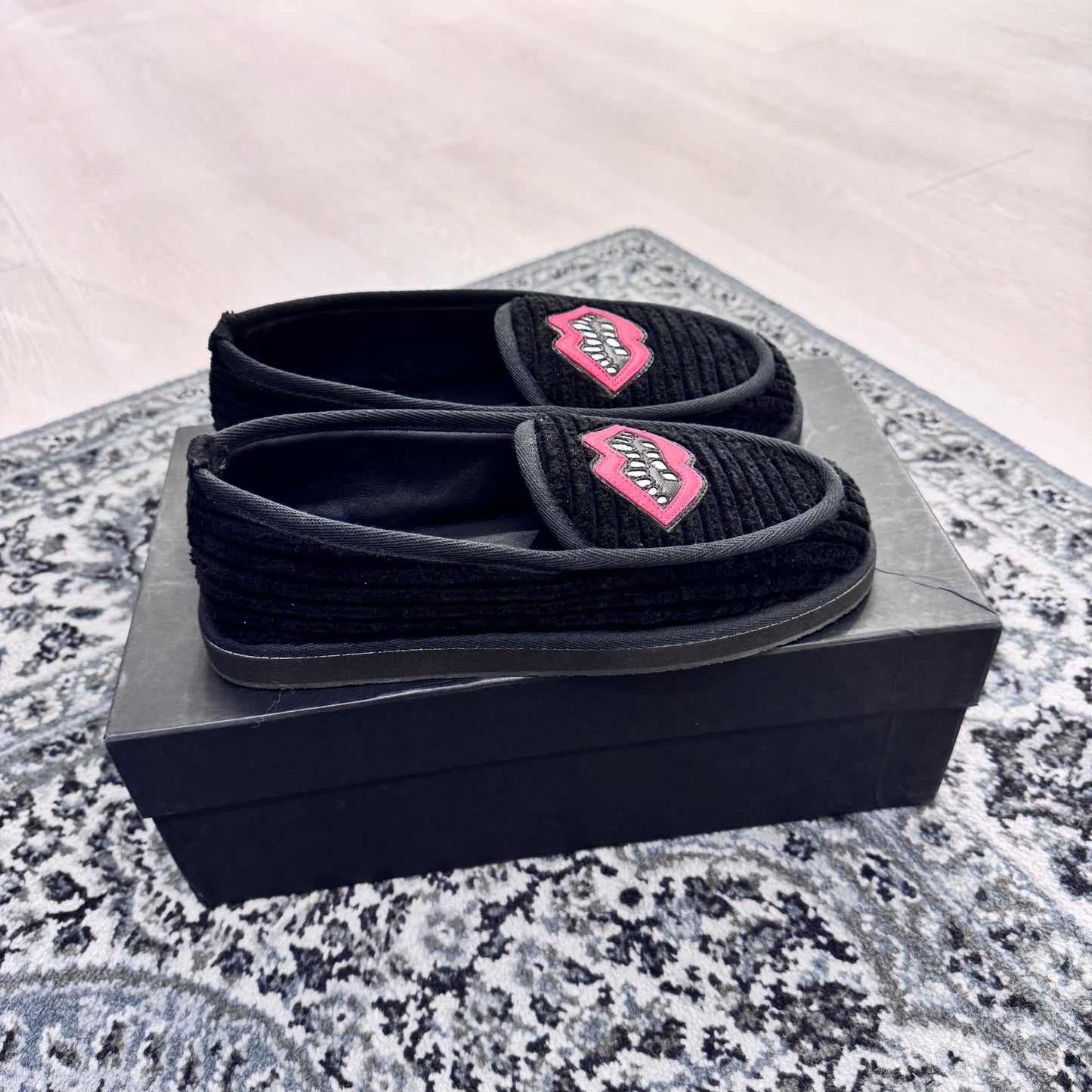 Chrome Hearts Matty Boy Chomper Patch Loafers 懶人鞋