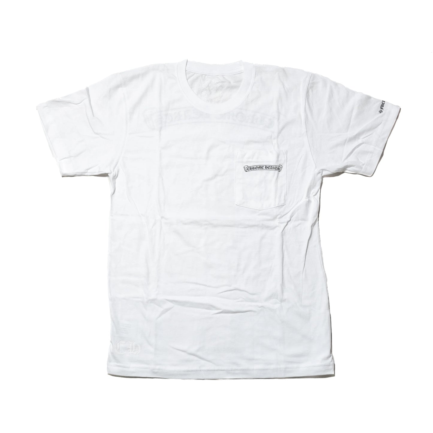 Chrome hearts Scroll Logo Pocket Tee 短T