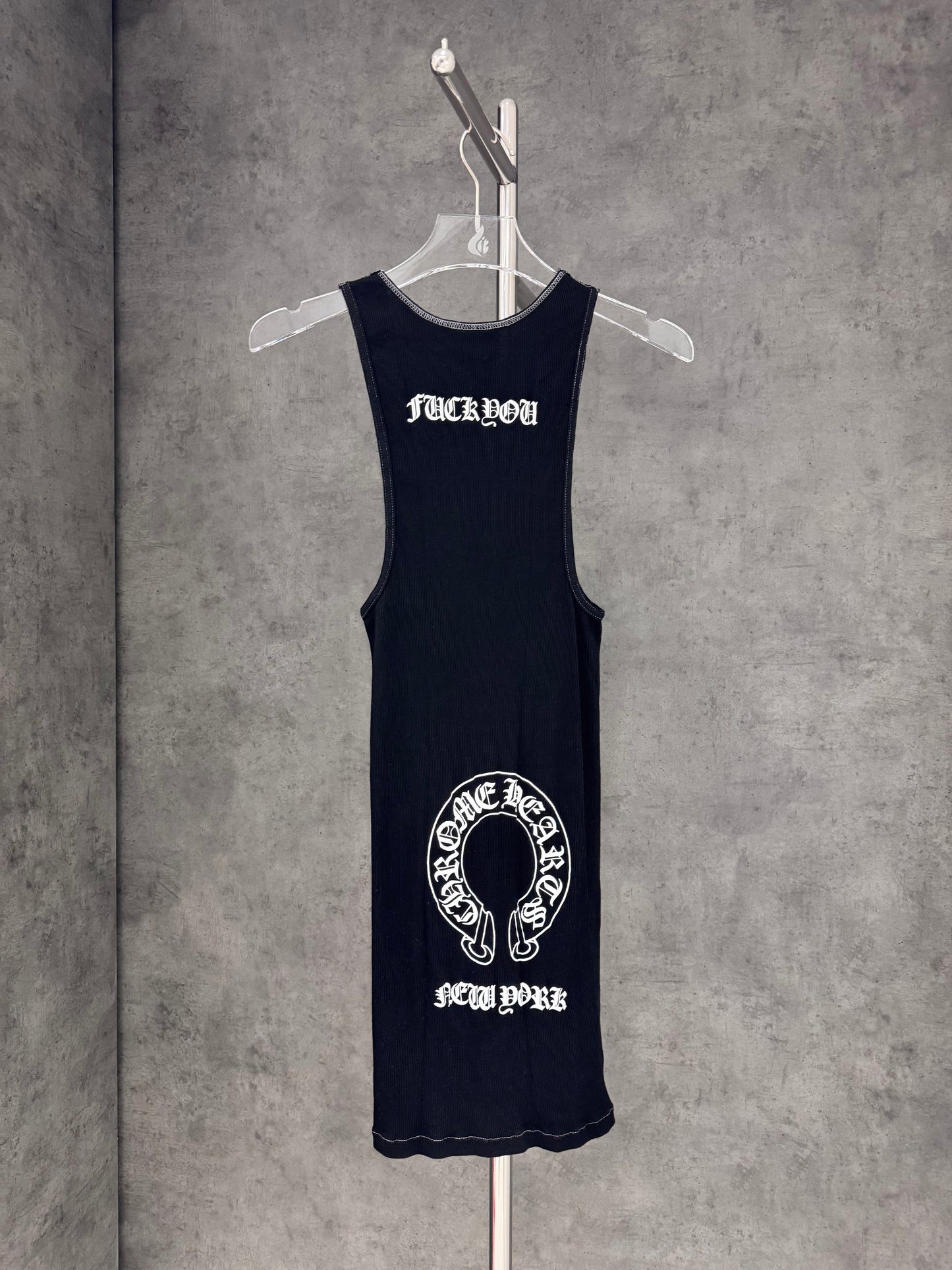 Chrome Hearts Fuck You Horseshoe New York Exclusive Tank Top 背心