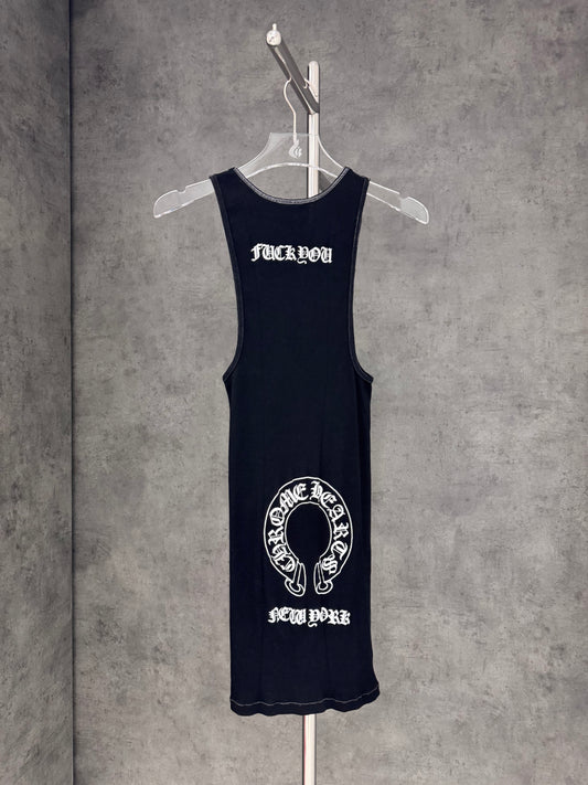 Chrome Hearts Fuck You Horseshoe New York Exclusive Tank Top 背心