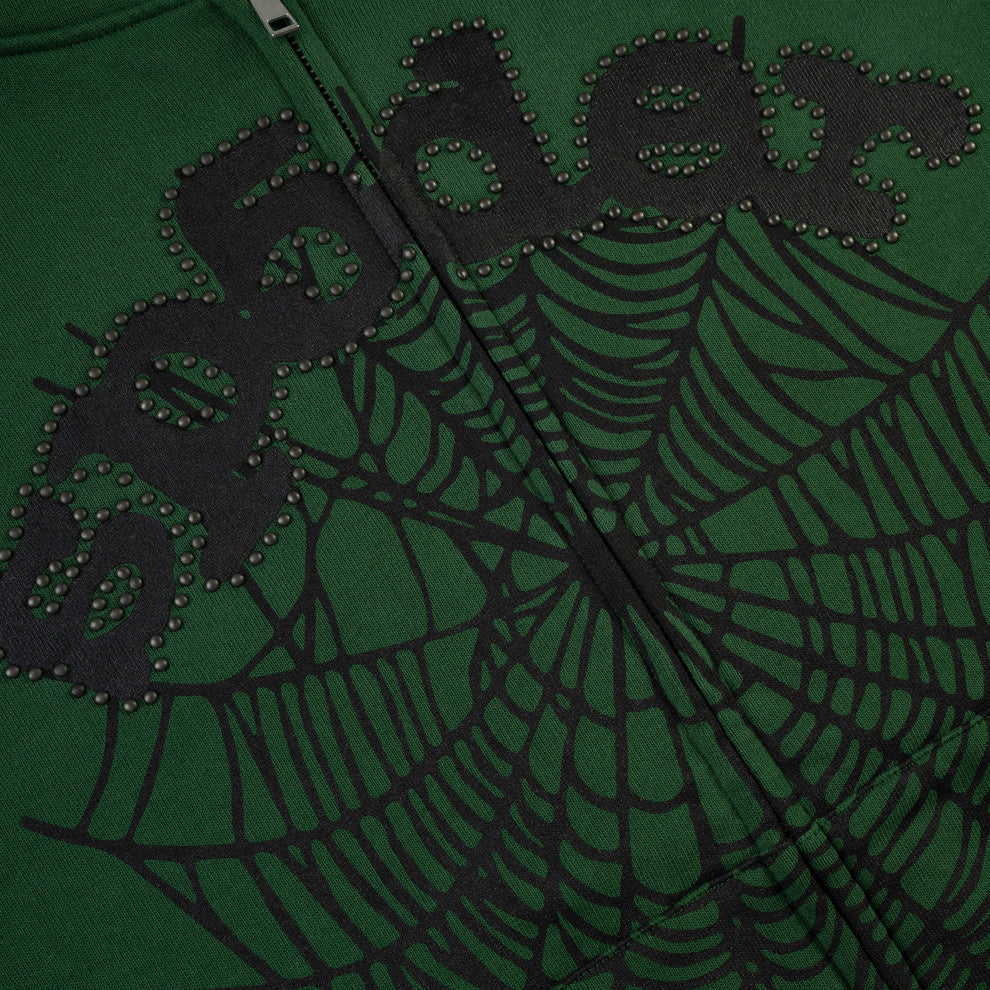 SP5DER OG WEB Studded Zip Hoodie 拉鍊外套