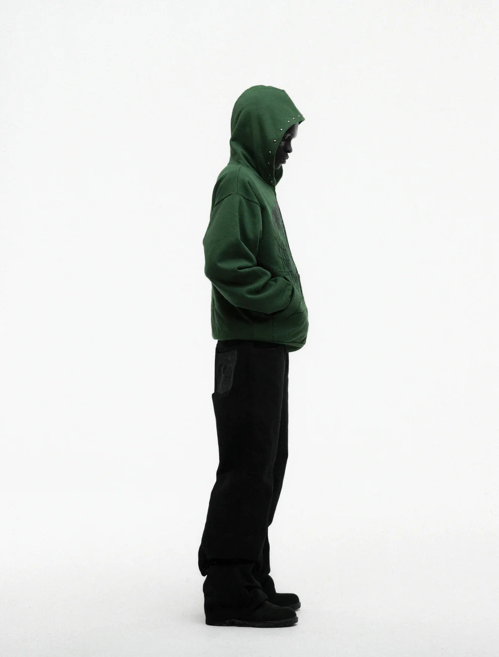 SP5DER OG WEB Studded Zip Hoodie 拉鍊外套