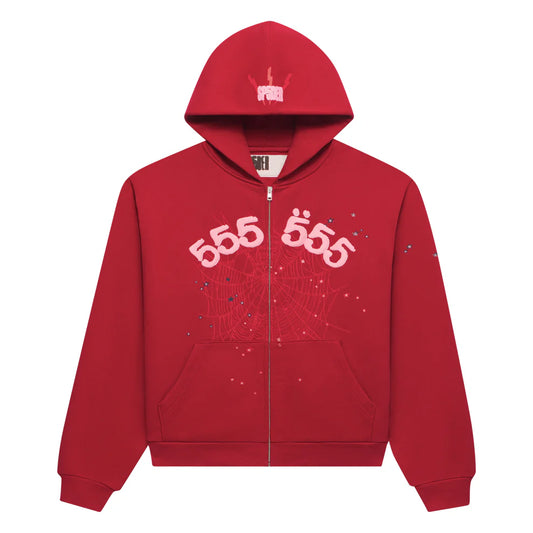 SP5DER Angel Number Zip Hoodie 拉鍊外套