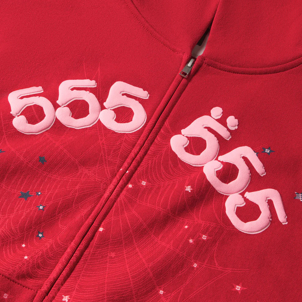 SP5DER Angel Number Zip Hoodie 拉鍊外套