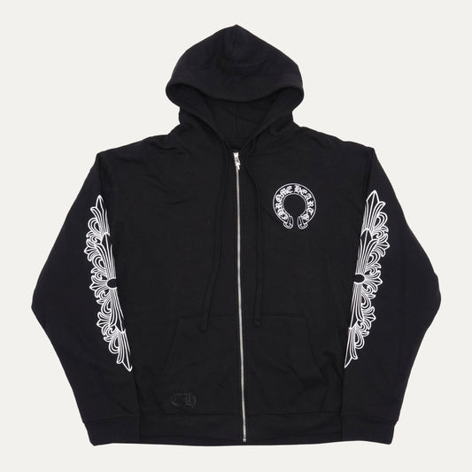 Chrome hearts Thermal Horseshoe Logo Zip Hoodie 厚款 拉鍊外套