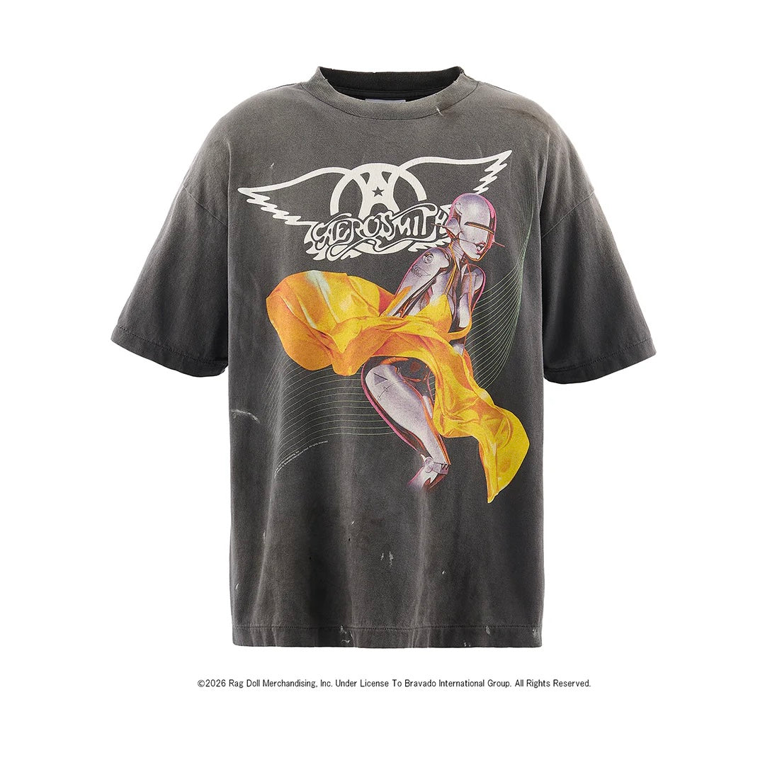 Saint Mxxxxxx AEROSMITH AS_SS Tee 短T