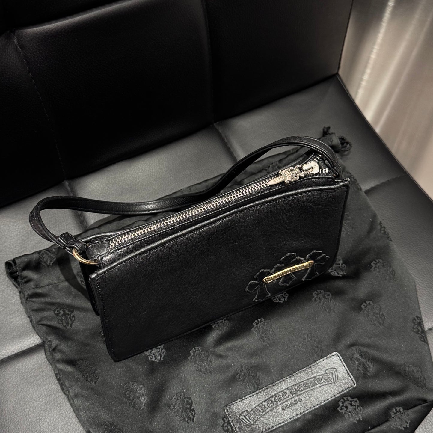 Chrome Hearts Cemetery Cross Patch Night Bag 晚宴包