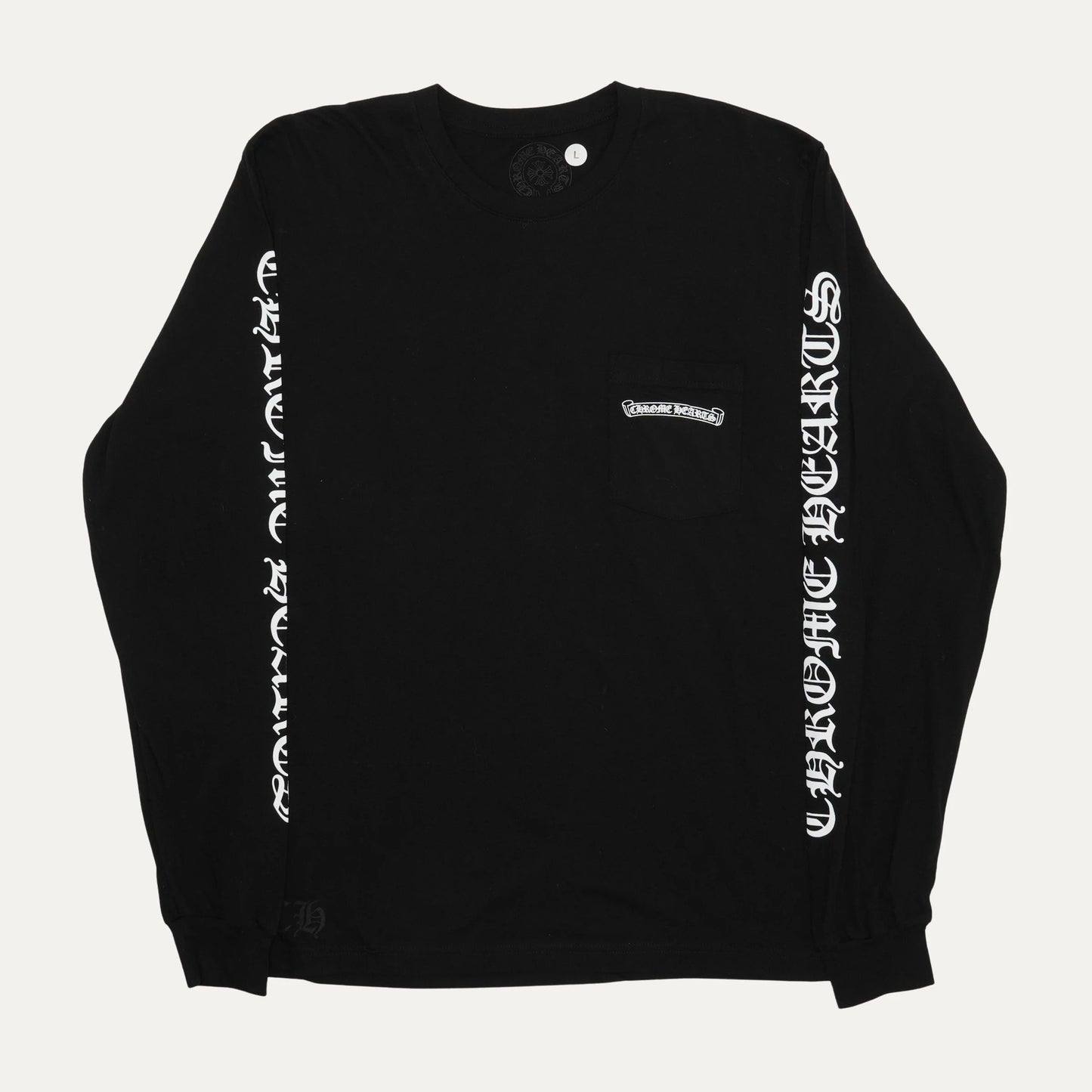 Chrome Hearts Scroll Logo Long Sleeve Pocket Tee 長T