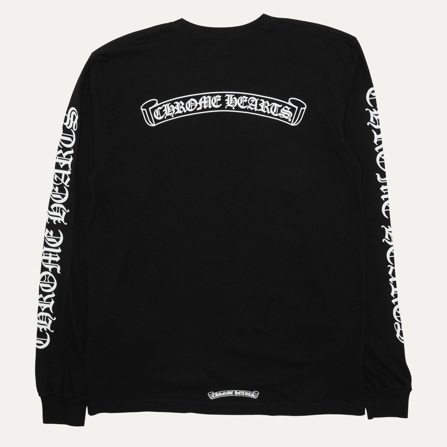 Chrome Hearts Scroll Logo Long Sleeve Pocket Tee 長T