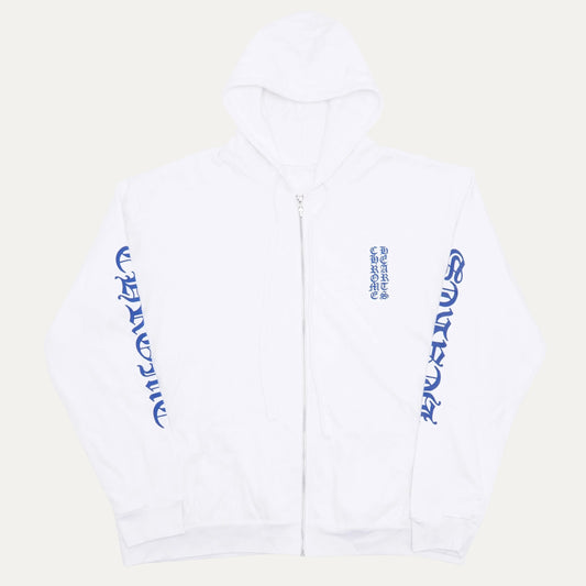 Chrome Hearts Vertical Logo Zip Hoodie 帽T