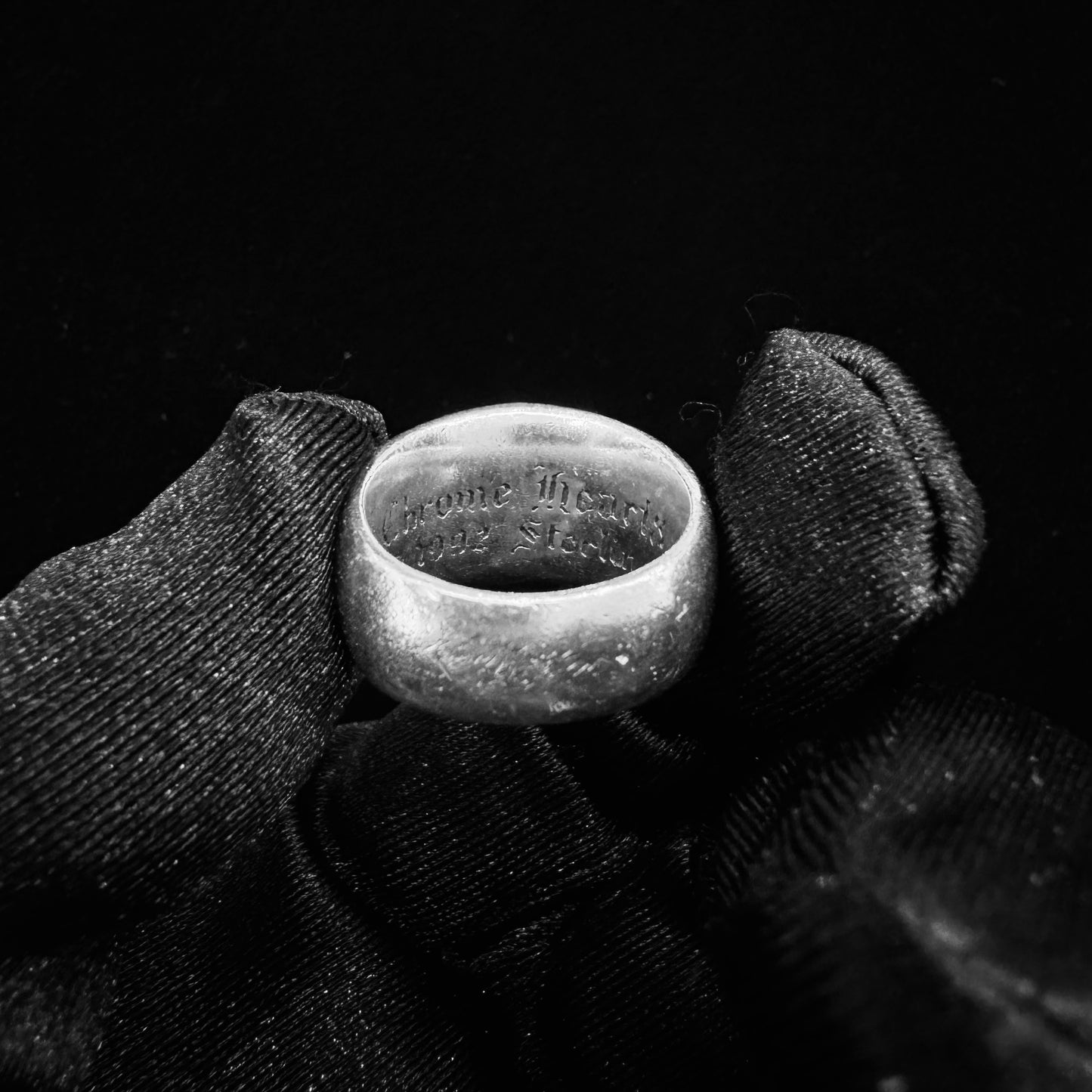 Chrome Hearts Floral Cross Ring With Diamonds 戒指