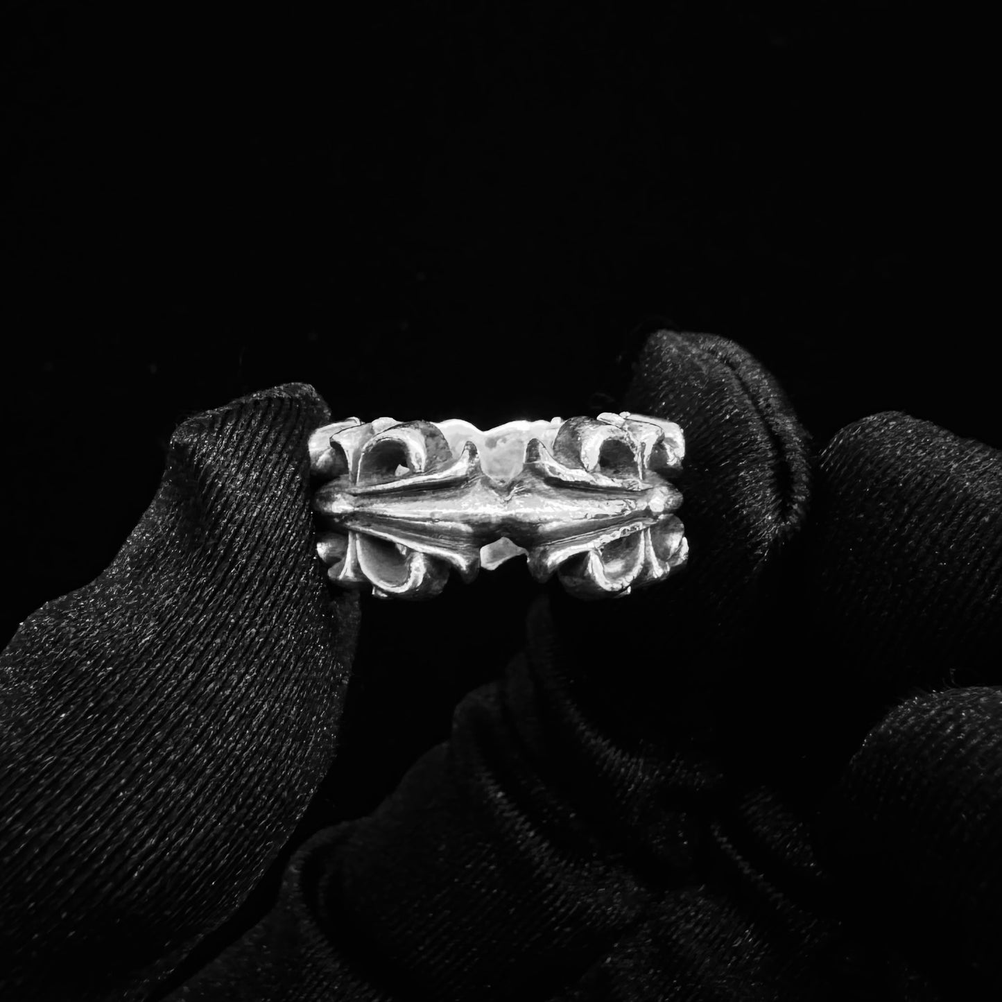 Chrome Hearts Double Floral Heart Ring 戒指