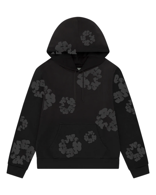 Denim Tears Faded Mono Cotton Wreath Hoodie 帽T