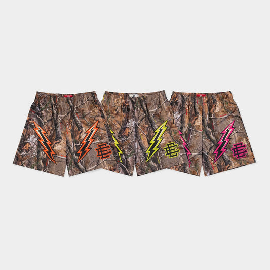 Eric Emanuel 25SS EE Basic Bolt Short Tree Camo 閃電 球褲