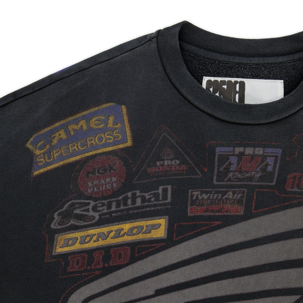 SP5DER TROMPE-L’ŒIL Crewneck 大學T