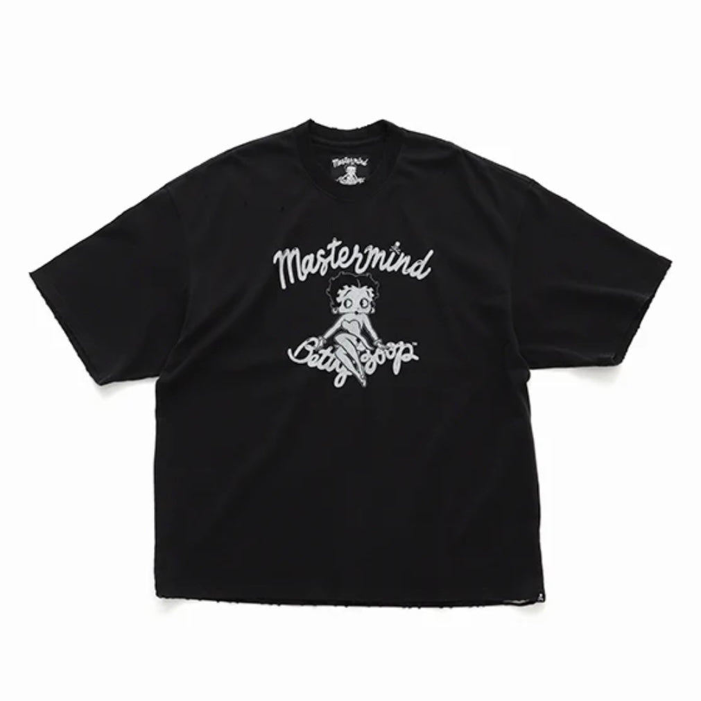 Betty Boop Mastermind MMJ Damaged Boxy Tee 洗舊破壞寬版 短T