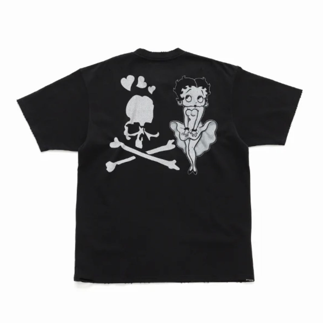 Betty Boop Mastermind MMJ Damaged Regular Tee 洗舊破壞正常版 短T