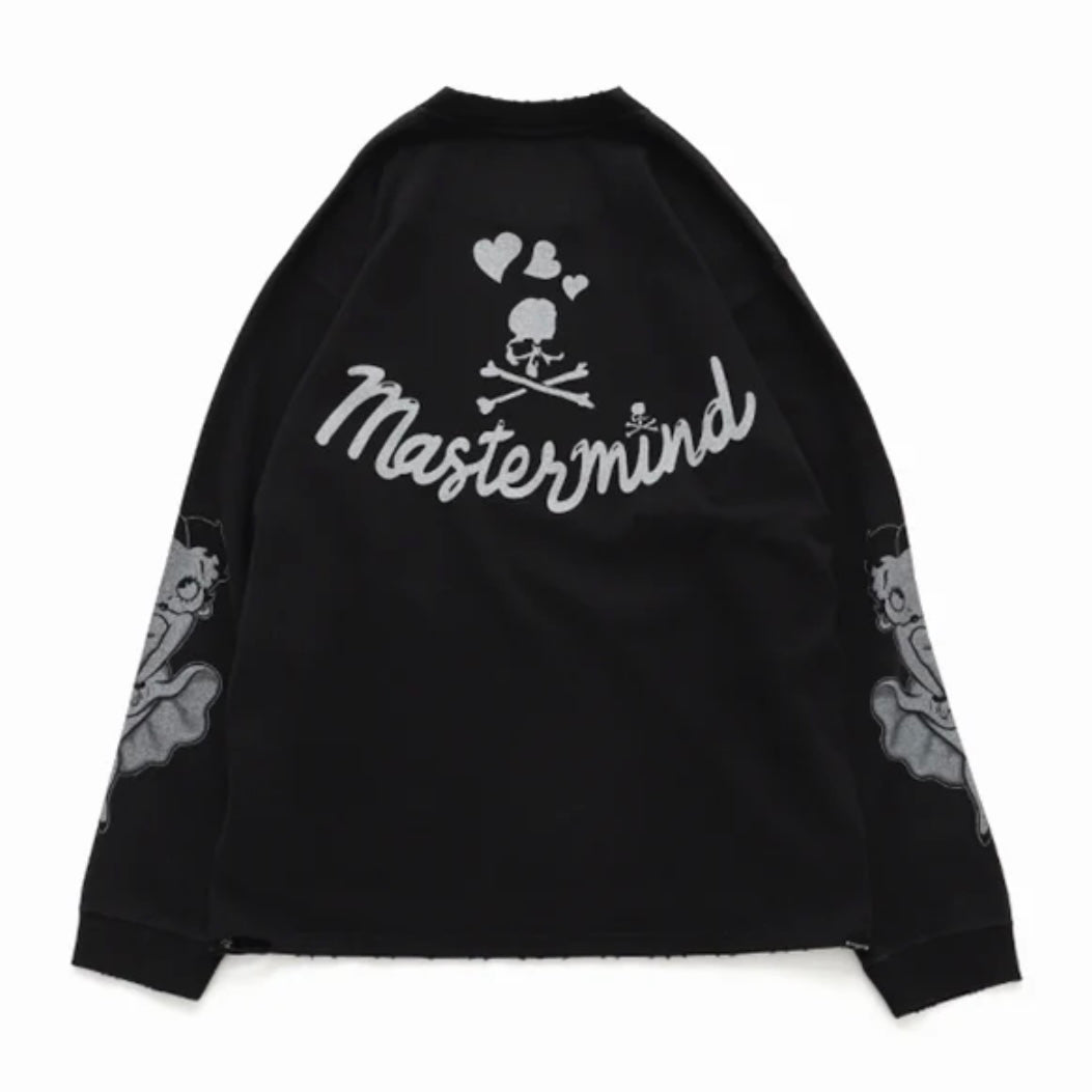 Betty Boop Mastermind MMJ Damaged Regular Long Sleeve 洗舊破壞正常版 長T