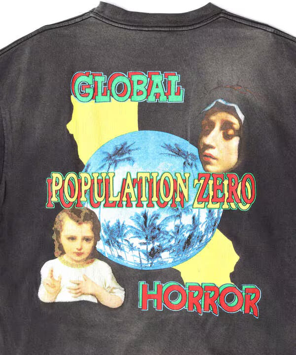 Saint Mxxxxxx On Earth Tee 水洗 刷舊 短T