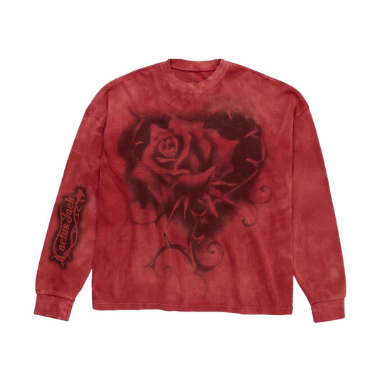 Travis Scott Cactus Jack NIKE Tie Dye Thermal Rhinestone Long Sleeve 華夫格長T