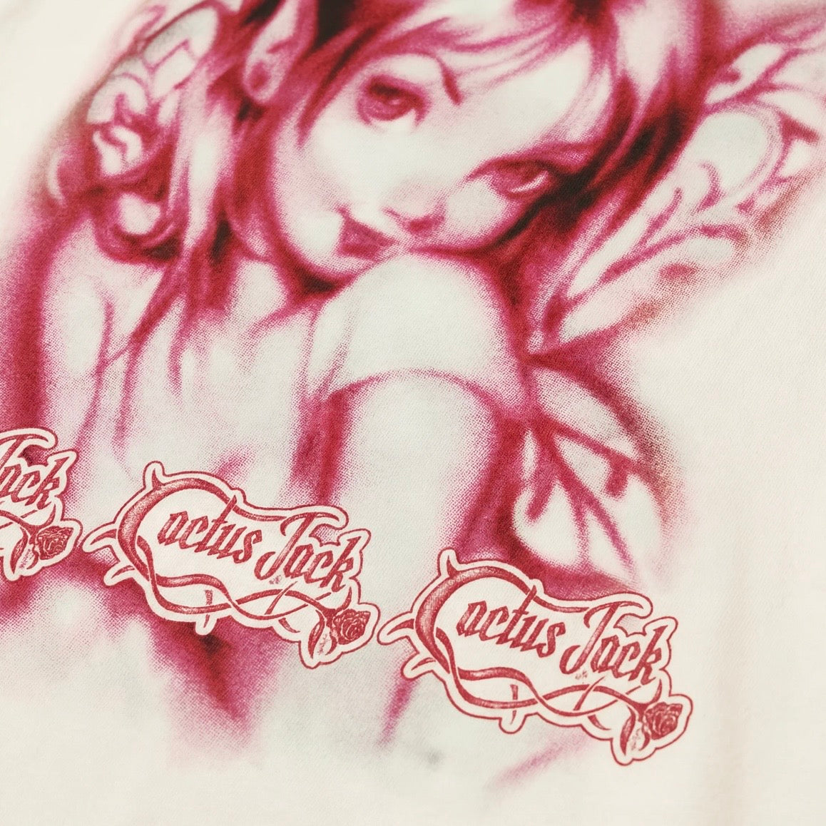 Travis Scott Cactus Jack Airbrush Angel Tee 短T