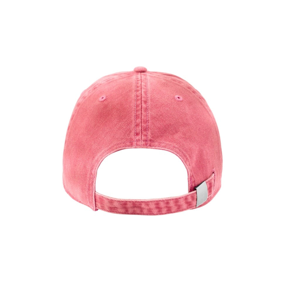 Travis Scott Cactus Jack Distressed Pink Patch Logo Hat 帽子