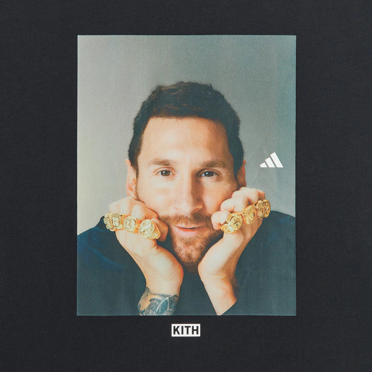 KITH MESSI FOR ADIDAS Football Graphic Tee 短T