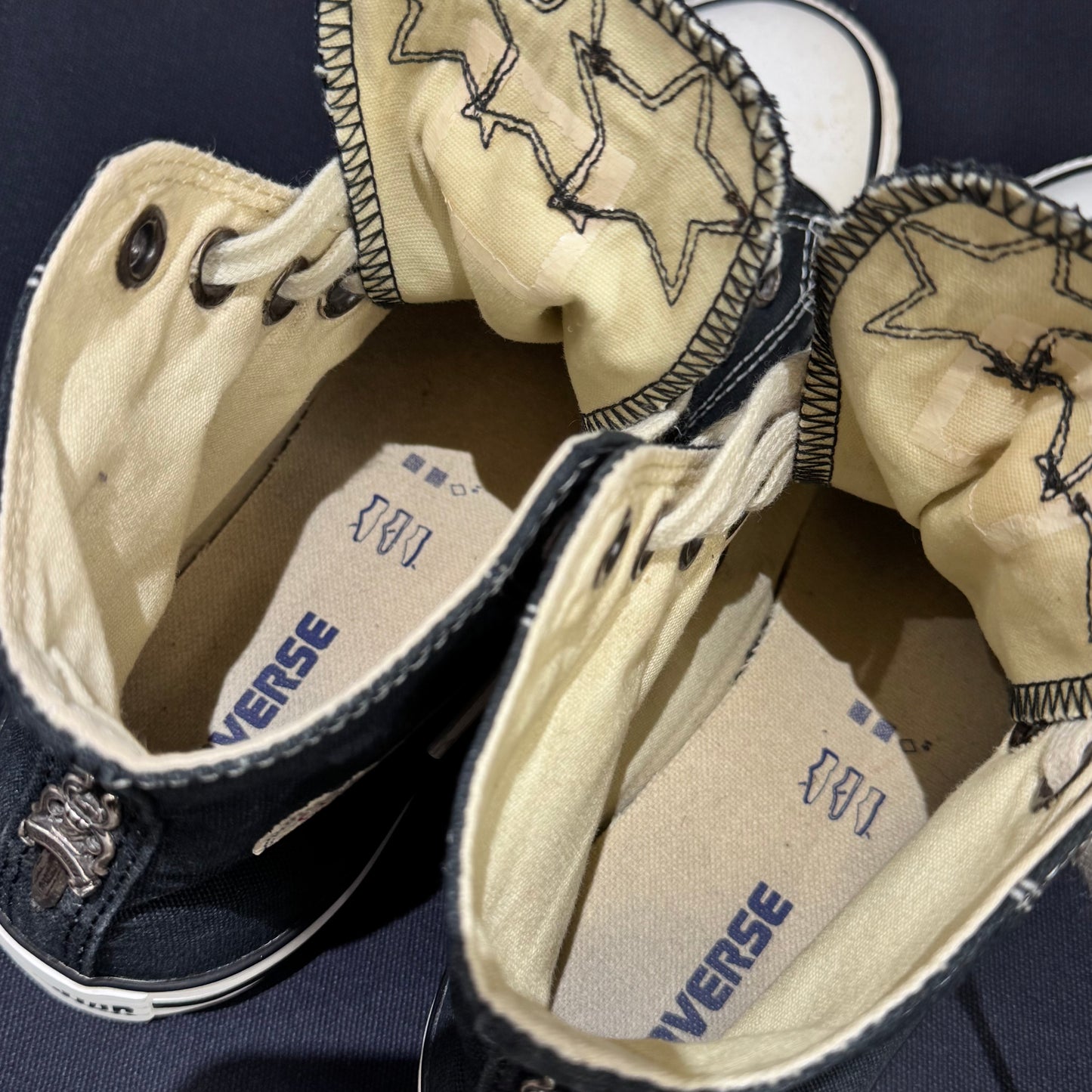 Chrome Hearts Converse Triple Star Patch Chuck Taylor Sneakers 球鞋