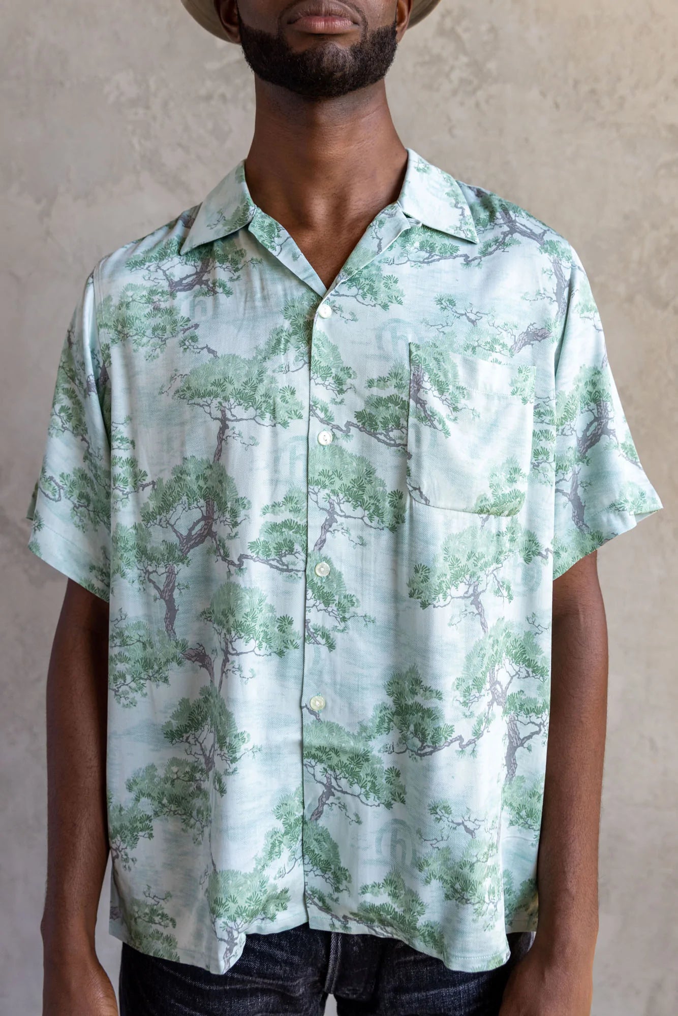 Hidden NY h Logo Bonsai Button Up Shirt 短袖襯衫