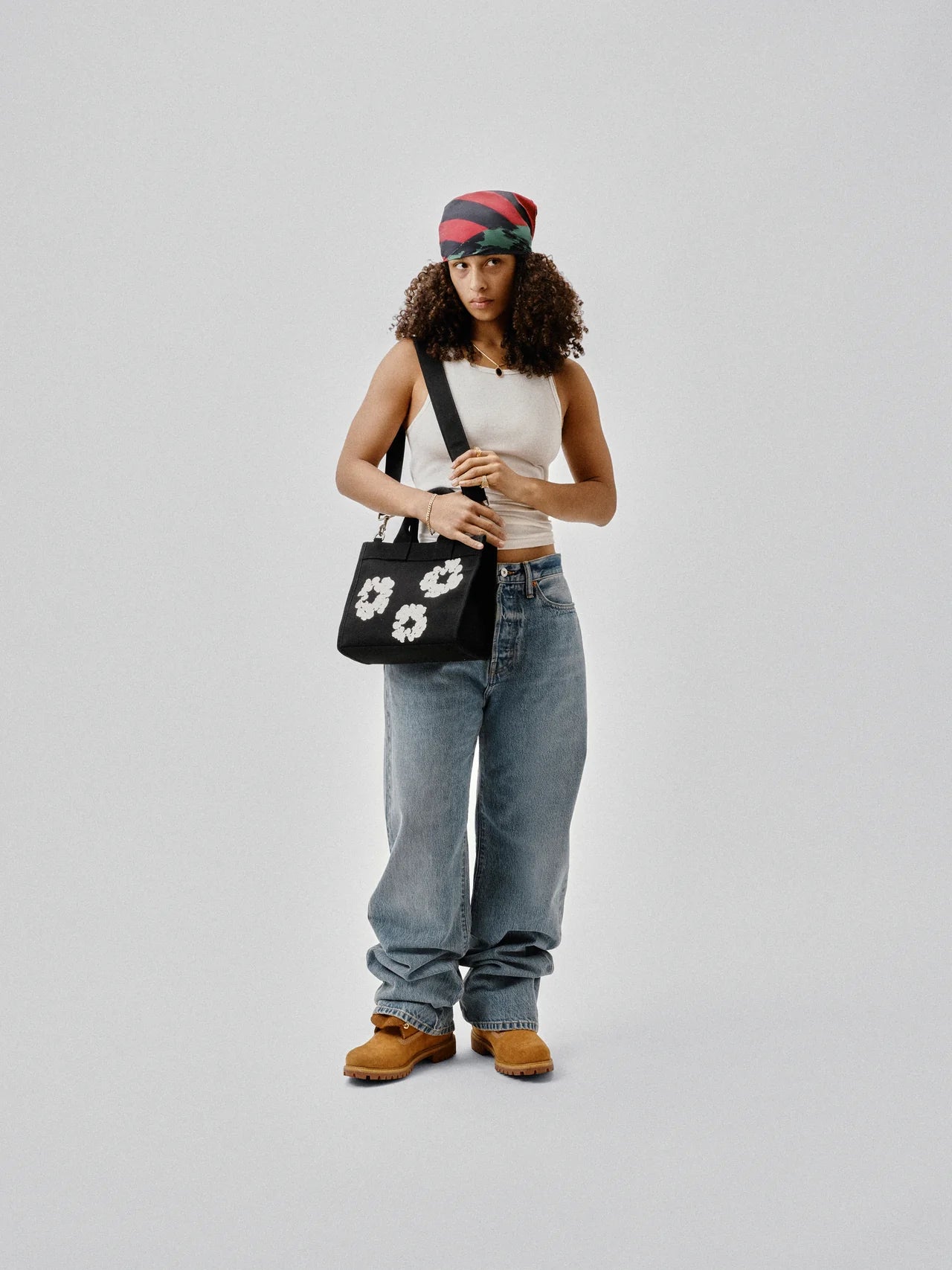 Denim Tears Cotton Wreath Canvas Tote Bag Small 小托特包