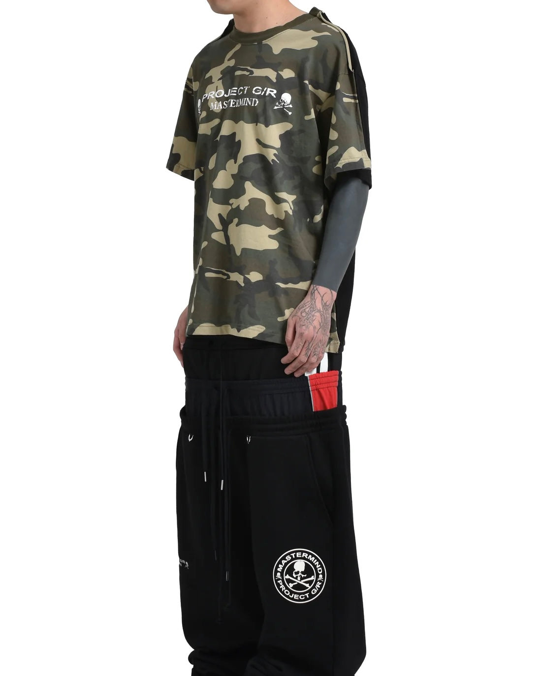 Project G/R Mastermind MMJ Two Faced Outseam Tee 短T