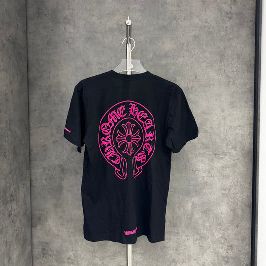 Chrome Hearts Pink Horseshoe Pocket Tee 短T