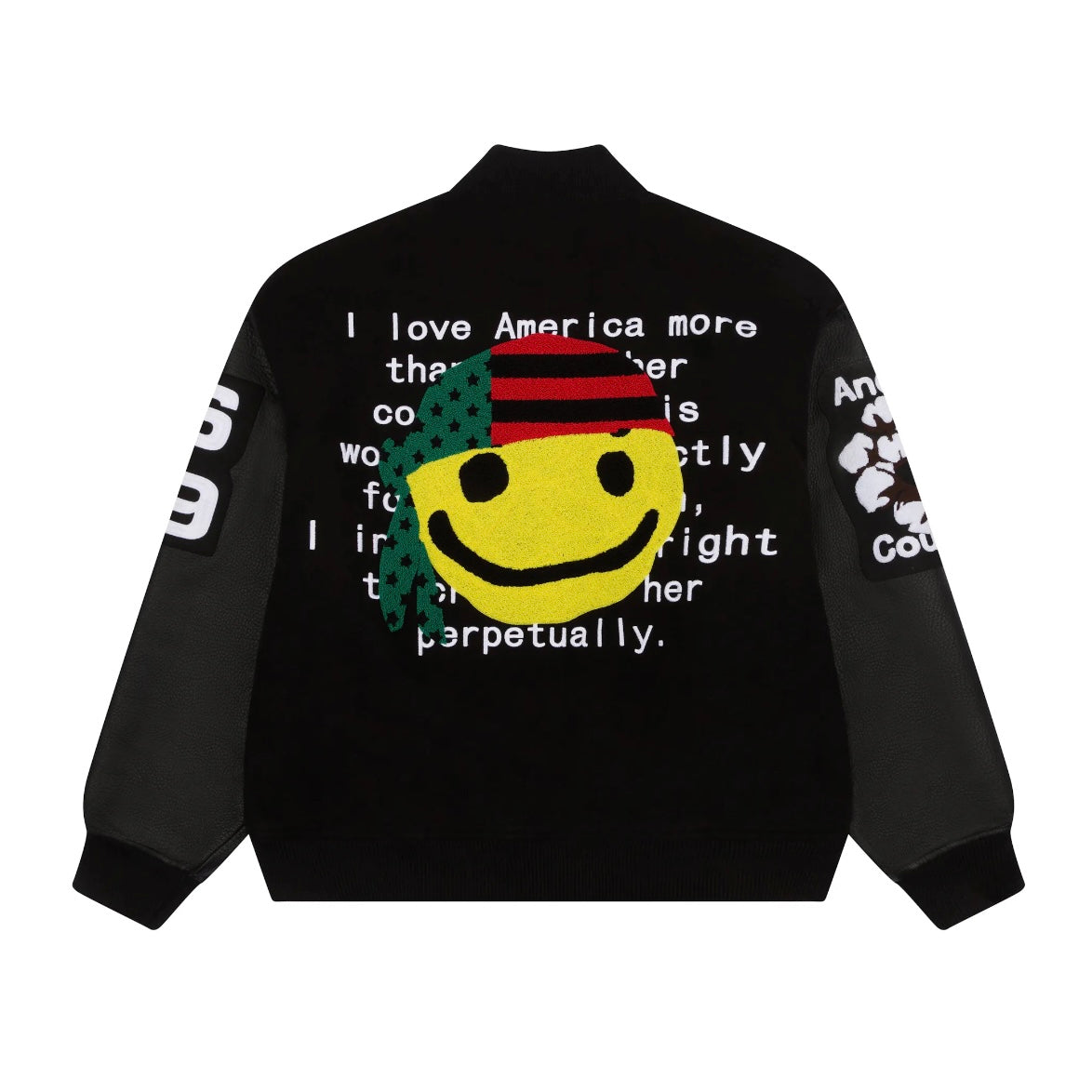 Denim Tears CPFM Cactus Varsity Jacket 棒球外套