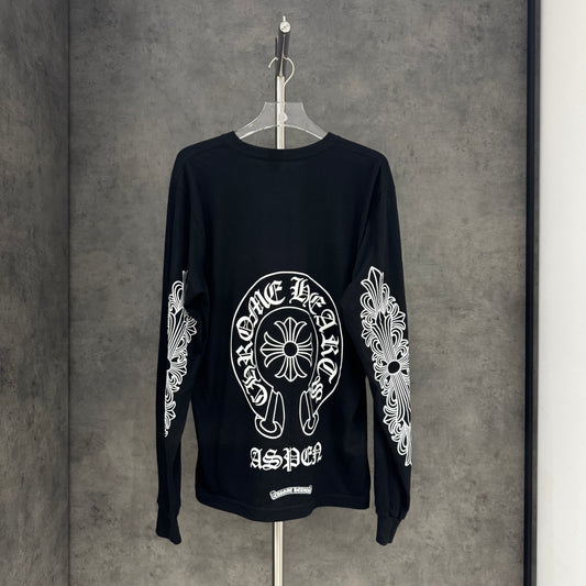 Chrome Hearts Aspen Horseshoe Floral Long Sleeve 長T