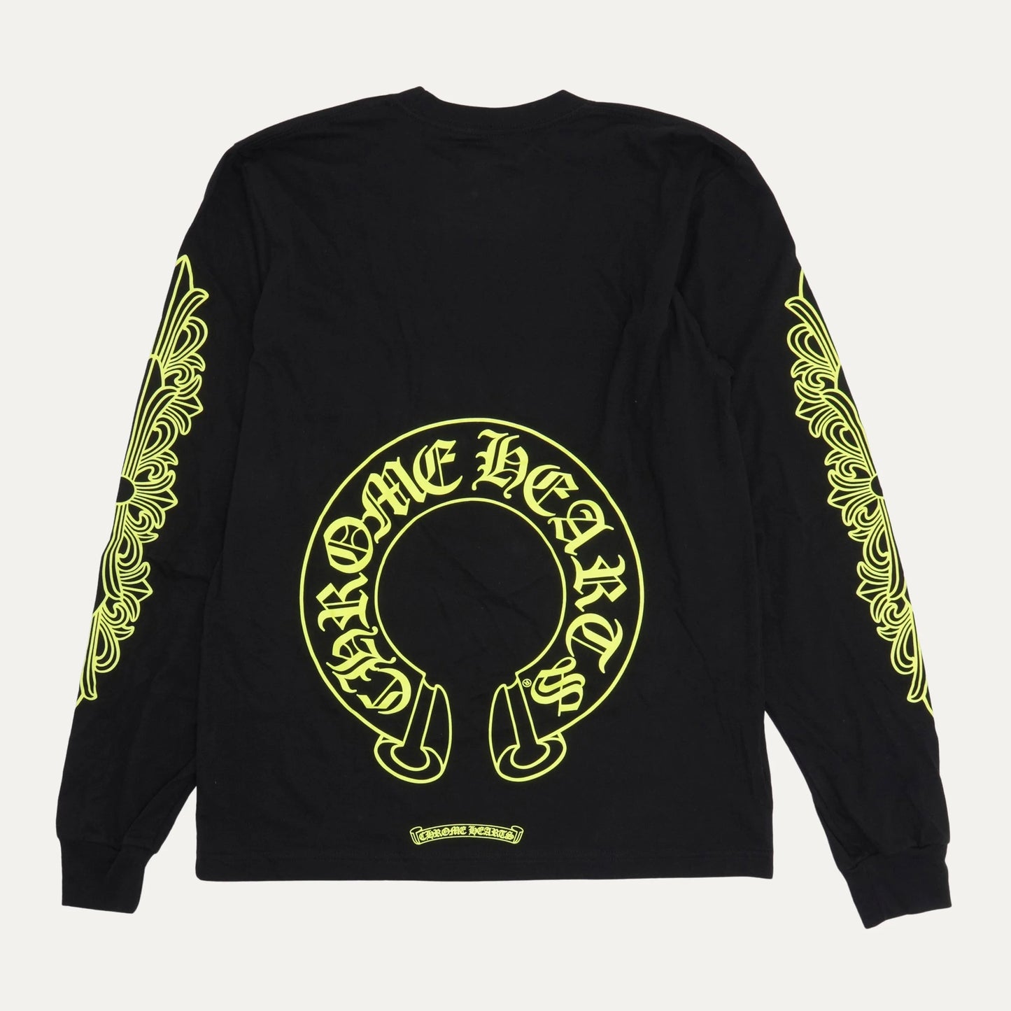 Chrome Hearts Neon Horseshoe Floral Long Sleeve 長T
