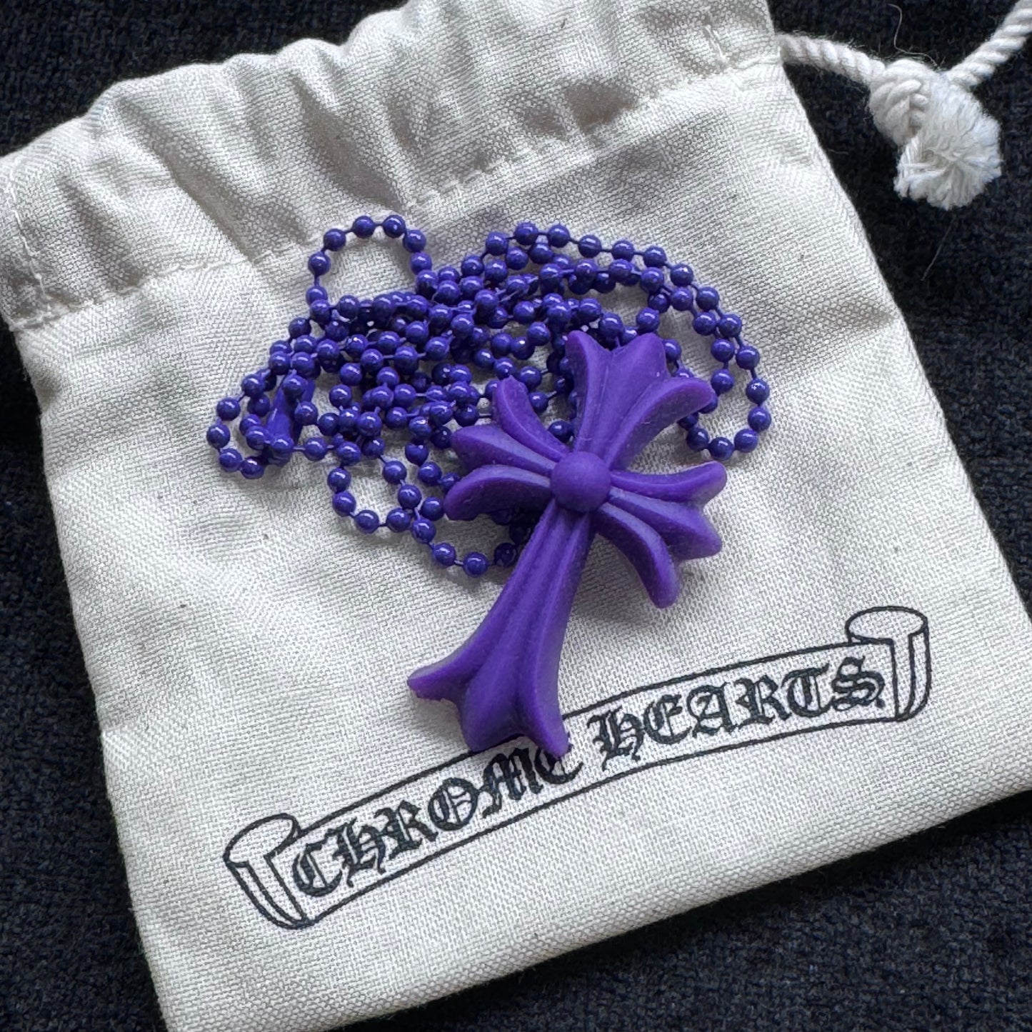 Chrome Hearts Silicon Necklace Cross 十字 項鍊