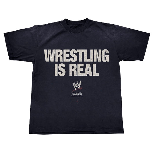 Travis Scott Cactus Jack Wrestling is Real 短T