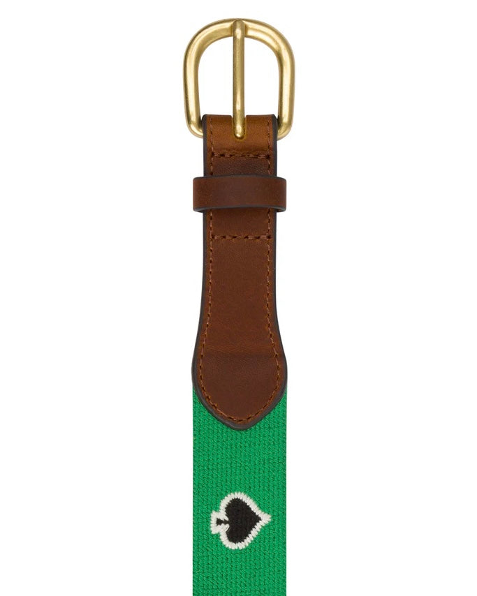Stussy Denim Tears Spade Needlepoint Belt 皮帶