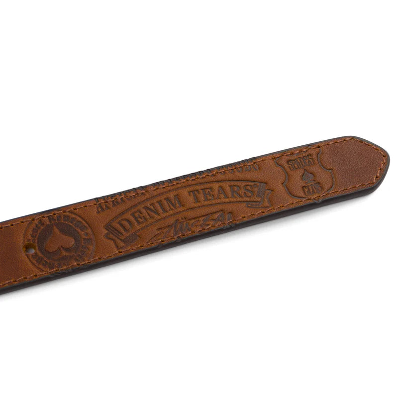 Stussy Denim Tears Spade Needlepoint Belt 皮帶